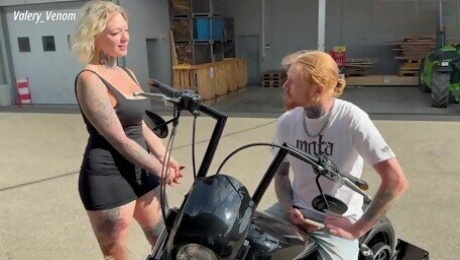 My Dirty Hobby - German amateur fucked in public by the biker