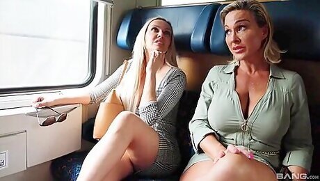 Alexis Crystal Has All Night Sex With A Sexy Stranger On A Train