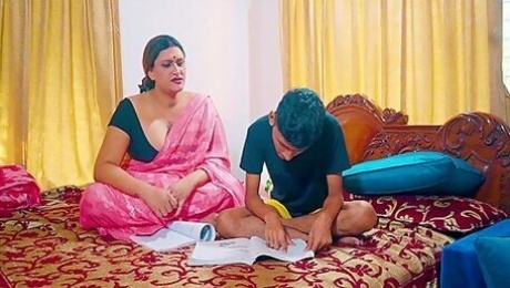 Desi Stepmom Taught Her Stepson How To Do Sex While He Was Studying 22 Min