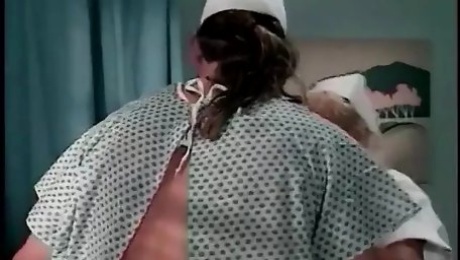 Patient gets his dick licked and slopped by nurse Teri Weigel