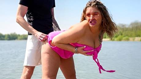 Matchless Gaby's outdoor smut
