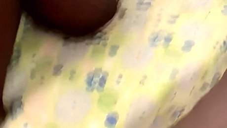 Fancy woman's tit play sex by Young Teenie Blacks