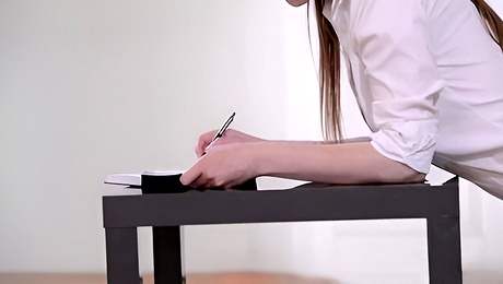 Hypnotic Victoria Tiffani's strapon video